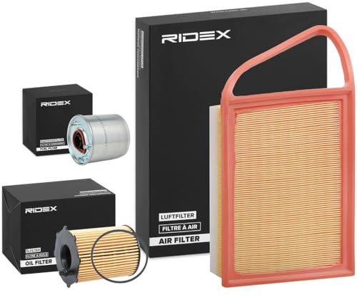 RIDEX 4055F7857 Kit filtri con guarnizioni con guarnizione Compatibilità con PEUGEOT 207 WA, WC Diesel