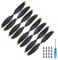 Mavic Mini Propeller, 16 Pcs Propeller Ersatzklingen für DJI Mavic Mini, 360° Propellerschützer, Zubehör für Drohnen, Ersatzpropeller, geringes Gewicht, geräuscharm, stabiles Flugdrohnenzubehör
