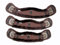Merauno® Lammwolle Western Mondgurt Sattelgurt, aus Qualitäts Merino Lammwolle, spezielle anatomisch konkave Form, für bessere Rutschfestigkeit. Farbe: Braun 65cm