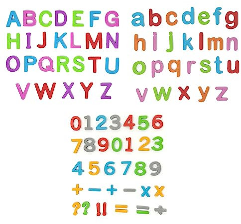 78tlg Eva magnetische Buchstaben und Zahlen Set für Kinder Lernspielzeug Vorschule Kühlschrank Magnete ABC ABC 123