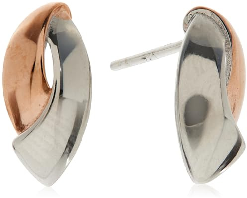 Beneto Ohrringe Fashion Silver Bicolor Ohrringe AGUP2611 sBE1164 Marke, Estándar, Nicht-Edelmetall, Kein Edelstein