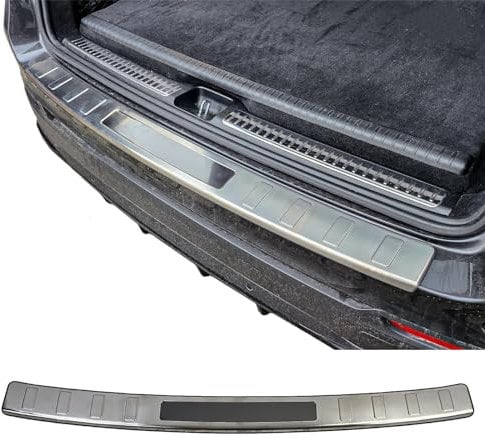 Edelstahl Ladekantenschutz Stoßstange passend für Mercedes GLC X253 15-22