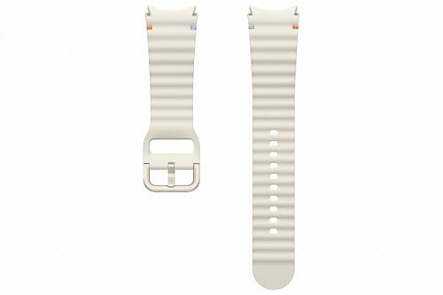 Samsung Sport Band (M/L) ET-SNL31 für die Galaxy Watch7 | Uhrenarmband, Sport Armband, Original Zubehör, elastisch, langlebig, guter Sitz, Cream