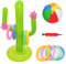 Set Giocattoli Gonfiabili Piscina, 11 pezzi Cactus Gonfiabile Set, Gonfiabile Lancio Anelli Gioco, Giocattolo Gonfiabili Piscina, Giochi Gonfiabili Piscina Divertenti per Bambini, Adulti