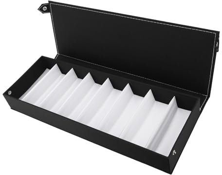 ZJchao Scatola Organizer per Occhiali da Sole con 8 Scomparti, Vassoio Porta Occhiali Antipolvere per Vetrine per Occhiali Alla Moda, Progettato per L'esposizione Domestica o Al