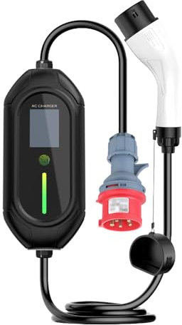 evbokai 22kw Electric Car Charger 3 phase GBT Charging EV Charging Station Wallbox EVSE Charger 32A Display screen