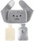 Hot Water Bottle Belt Rubber with Soft Plush, Wrap Around Wearable Hot Water Bottle with Cover Gift Set for Women Belly, Hands, Neck, Back, Shoulder, Legs and Period Pain Relief