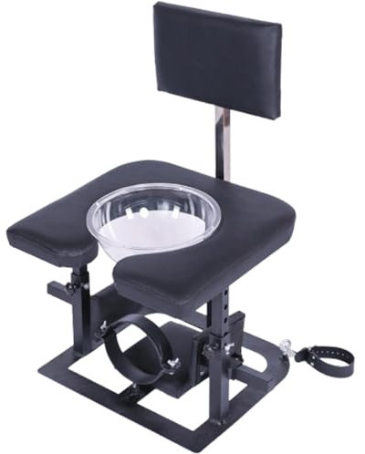 YXFHHY Extreme Folter Fußschellen Für Frauen Und Männer Sexstuhl Bondage Set Halsband Sklave Fesseln Sm Stuhl Portable Unterkörper Hocker Sitzen Gesicht Schemel Multifunktionale