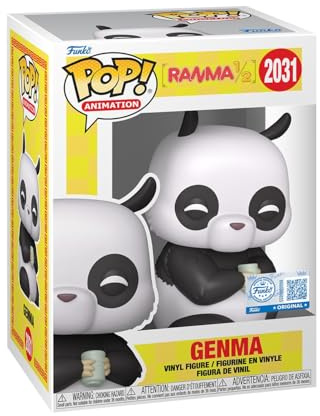 Funko POP! Animation: Ranma 1/2 - Genma (Panda) - Amazon Exclusive | Official Anime Merch - Collectable Vinyl Figurine for Shelf Display - Birthday Gift Idea for Fans and Collectors
