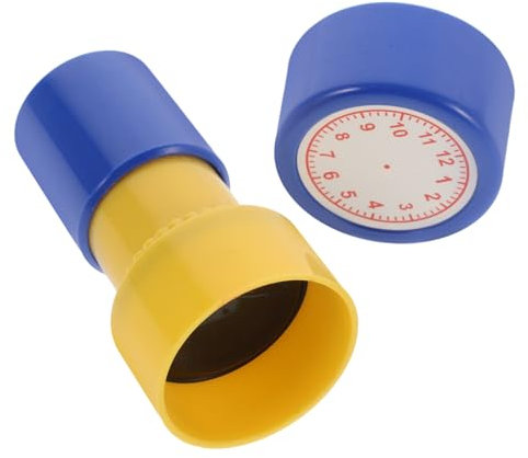 ERINGOGO Junge Mädchen Stempel Uhrzeit Lernspielzeug Selbstfärbend Bunte Lehrstempel Für Vorschulkinder Grundschule Für Unterricht Und Party Kleine Lernhilfe