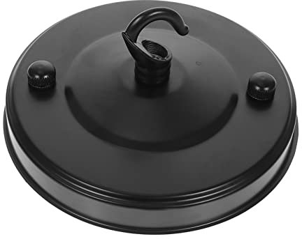 Veemoon Deckenabdeckplatte Kronleuchterbaldachin Aus Eisenlegierung Robust Langlebig Pendelleuchten Satz Für Laternen Und Ornamente Montageplatte Deckenbaldachin