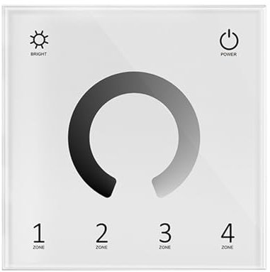 Modulo interruttore dimmer LED 0/1-10V 3.0 AC 110V 220V Controllo montaggio a parete Telecomando touch(T11-W)