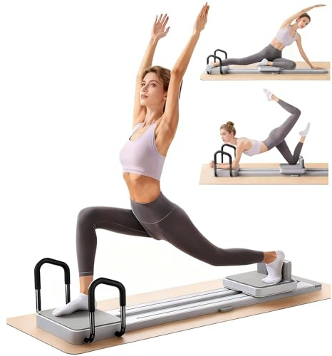 ExeractFit FlexuraFit Pilates Reformer Maschine Equipment für Zuhause und Fitnessstudio, für Fortgeschrittene und Anfänger, Pilates Board Ski Maschine Soft Body Machine