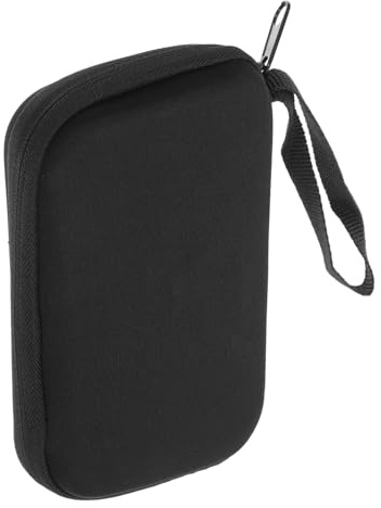 ROMISBABA Schwarze Diabetikertasche mit Fächern Stoßfeste Reise Organizer Tasche für Blutzuckermessgerät und Diabeteszubehör Kompakte Tragetasche für Unterwegs