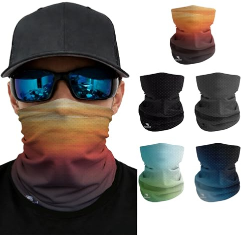 AIRKEET Summer Cooling Neck Gaiter UV 50+ Breathable Mesh Face Mask