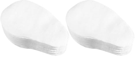 LIFKOME Patchs Oculaires Ultra-fins en Matériau Synthétique Blanc, 200 Pièces, Adhérence Optimale pour Soins DIY et Hôtel, Cache-œil Pratique et Confortable