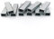 Alevar Heftklammern 6/4, Grau, 1000 Stiche pro Box, Packung 10 Boxen