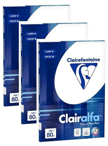 Clairalfa Multifunktionspapier, DIN A4, 80 g qm, extra weiß