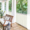BALCONIO Balkon Sichtschutz wasserabweisend Balkonbespannung Balkonabdeckung für Balkon Terrasse aus Polyester-Weiss-400 x 85 cm