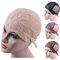 Doppelte Lace Perückenkappe mit verstellbarem Riemen Haarnetz Wig Cap for Making Wigs (Blond XL58cm)