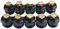 Jeffergrill 10 Pezzi ugelli di irrigazione, 1/2 DN15 Pioggia Regolabile ugello di irrigazione da Giardino ugello di spruzzatura del Prato irrigazione gocciolatori spruzzatore