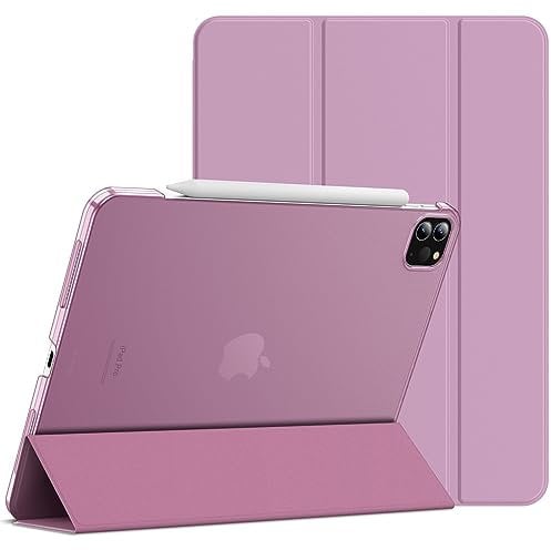 JETech Case for iPad Pro 11-Inch, 2022/2021/2020/2018 Model, Compatible with Pencil, Cover Auto Wake/Sleep (Pink)