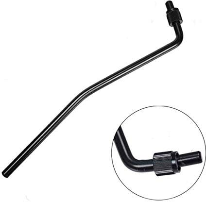Brazo de trémolo doble de 6 mm, barra de trémolo, barra Whammy para sistema de trémolo Floyd Rose, reemplazo de guitarra eléctrica, negro