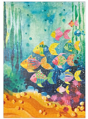 MyPuzzle Shoal of Fish - Gabila - Lovely Times - Premium 500 Teile Puzzle - MyPuzzle Sonderkollektion von Heye Puzzle