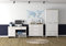Fabryka Mebli Idźczak Kinderzimmer-Set Kosmo III Schrank Kleiderschrank Kommode Schreibtisch Seilgriffe - Skandinavischer Stil Stillvolles Modern Design
