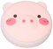 Rechargeable Hand Warmers, Cute Piggy Shaped Portable USB Hand Warmer with Luminous Mirror Prevent Scalding Heating Hand Warmer for Travel Office