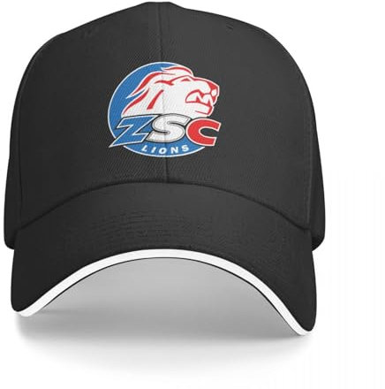 Basecap ZSC Lions Swiss Ice Hockey Sports Fans Zürich Schweiz Baseball Cap Snap Back Hut Strandtasche Frau Cap Herren