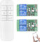 DieseRC Interruptor Inteligente WIFI de 2x2 canales, Módulo Relé de Salida Pasiva con 1x transmisor Bluetooth, DC 5V 12V 24V 36V Aplicación Ewelink Control WIFI compatible con Alexa/Google Home
