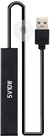 Riscaldatore per Acquario Regolabile - Riscaldatore sommergibile Compatto per Tartarughe | termostato Automatico per acquari, Controllo preciso della Temperatura per acquari di Pesci Tropicali, d