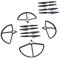 SUNSKYLY Passend für Hubsan H501S Set mit Helasenblättern mit Zubehörschutz/passend für H501S H501C X4 RC Drohne
