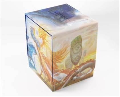 Gamegenic MTG Lorwyn Eclipsed Squire Plus 100+ XL Celestial, Accesorio de Juego, Caja Sólida y Resistente Protege de Forma Segura, Multilingüe