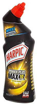 Harpic Power Plus Clean & Protect Citrus Fresh Toilet Cleaner Liquid | Size: 750ml | Pack of 6 | 6 x 750ml