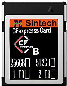 Sintech CFexpress Type-B to NVME M.2 SSD Card,Compatible with Nikon PANASONIC Canon EOS Camera(Only Fit 2230 nVME SSD)