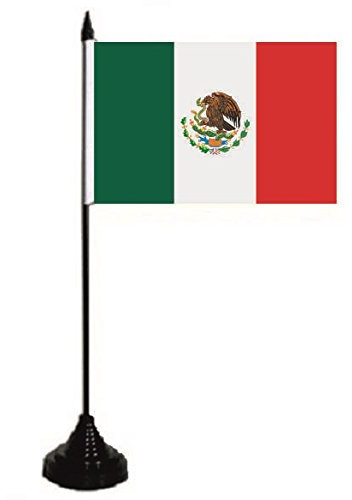 U24 Tischflagge Mexiko Flagge Fahne Tischfahne 10 x 15 cm