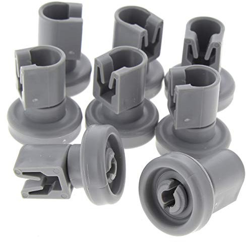 WowDiscounts Dishwasher Upper Basket Wheel for AEG Electrolux John Lewis Tricity Bendix Zanussi 50269970005 50286967000 Pack Of 8