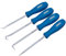 Draper 51763 SETB - Juego de mini ganchos y púas, 130 mm de longitud, 4 piezas, color azul