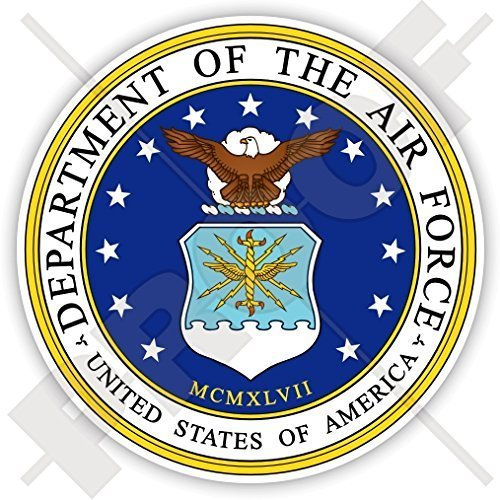 US ABTEILUNG der LUFTWAFFE Siegel USA Vereinigte Staaten von Amerika, DAF USAF, Amerikanisch 90mm Auto & Motorrad Aufkleber, Vinyl Sticker