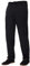 BRAND KRUZE Mens Rugby Trousers Black Smart Elasticated Waist Plain Pants with Drawstrings 46W / 31L