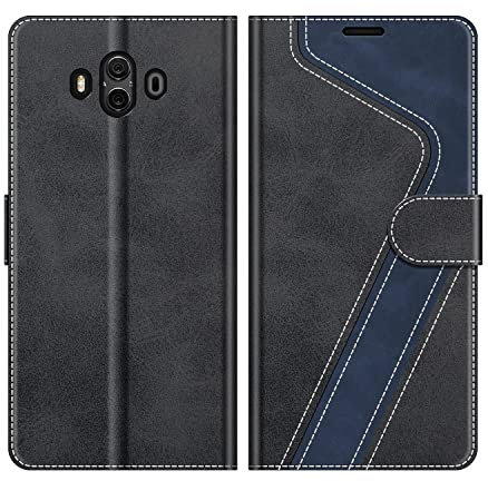 MOBESV Funda para Huawei Mate 10, Funda Libro Magnético Carcasa para Huawei Mate 10 Funda con Tapa, Negro