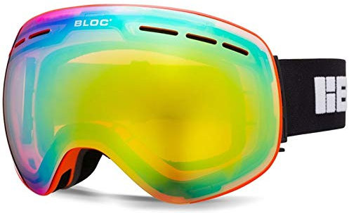 Bloc Sixty Five Skibrille, magnetisch, 2 Gläser, austauschbar, matt, Orange G651