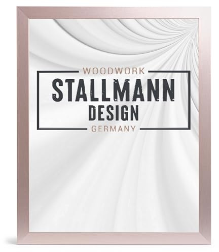 Stallmann Design 'New Modern' Bilderrahmen 40 x 80 cm | Farbe: Rosa | eleganter Frame für Ihre Fotos und Motive