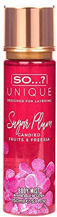 So…? Unique Sugar Plum Brume Corporelle Parfumée Pour Femme 150ml
