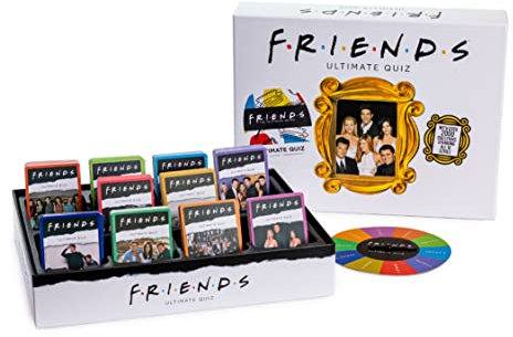 Paladone Friends Ultimate Trivia Quiz - 391 doppelseitige Quizkarten - 2000+ Fragen - Offiziell lizenzierte Ware