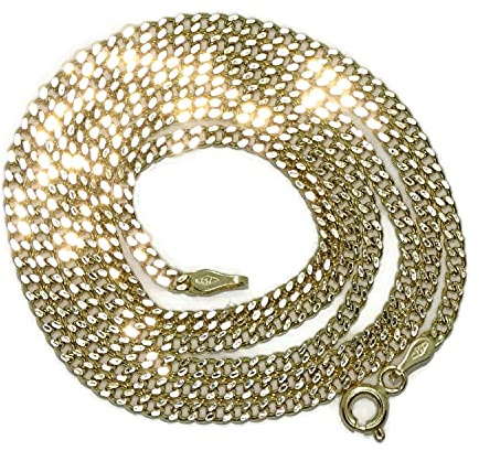 Never Say Never Preciosa cadena de oro amarillo de 18k para hombre o mujer modelo barbada con cuerpo semi-maciza de 2.00 mm de ancha y 60cm de larga con cierre reasa. Peso; 3.85gr de oro de 18k