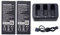 2PCS 3.8V 1100mah Lithium Battery with 3 in 1 Balance Charger for DJI Tello Quadcopter Accessories Remote Control Drone Battery