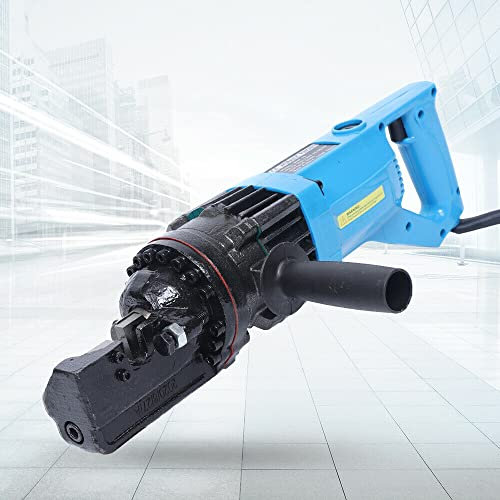 Coupe-boulons électrique, hydraulique, pour barres de béton, acier doux, 4 mm à 16 mm, avec boîte en fer